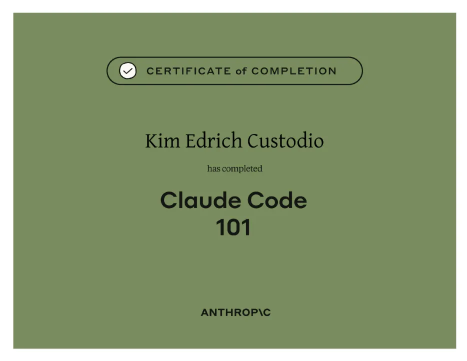 Claude Code 101 — Anthropic