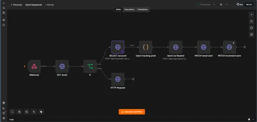 Full-Stack AI Outreach SaaS — deliverability-safe send sequence
